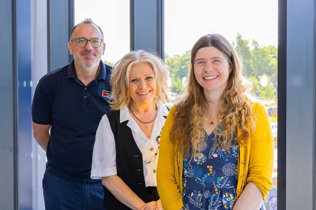 BID Team members - Jon Morgan (Chair), Sara Homer (CEO) and Charlotte Patrick (Vice Chair)