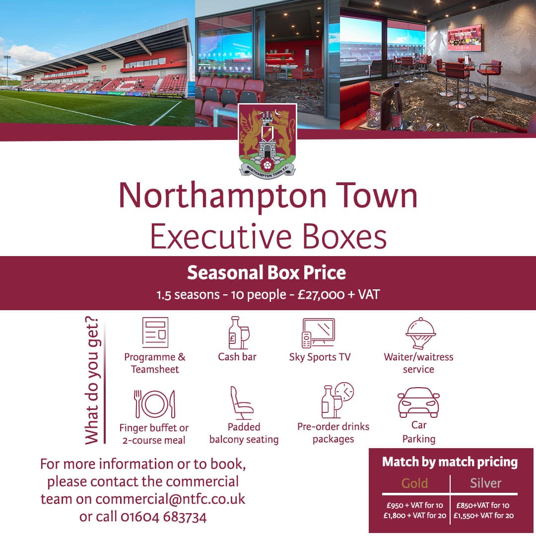 Executive boxes at Sixfields