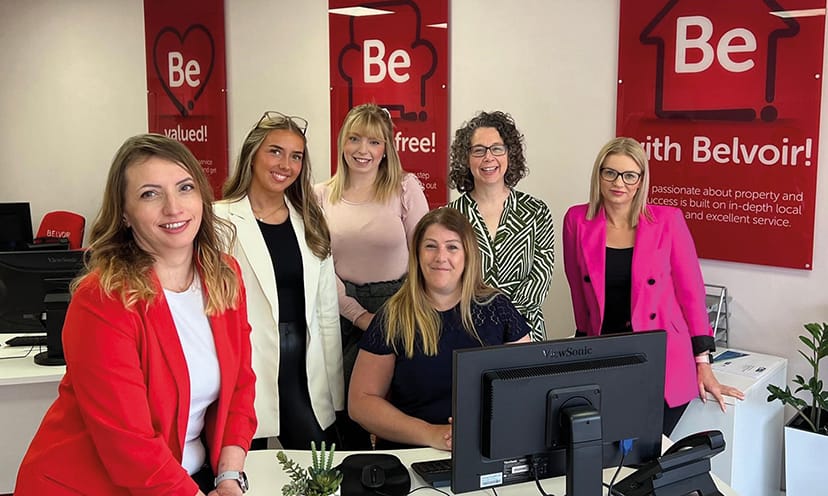 Group of local business people