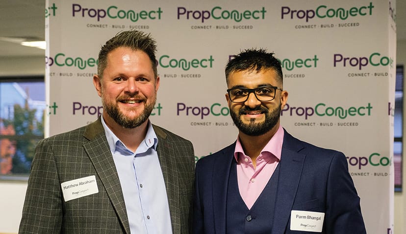 | Business Times Matthew Abraham (left) and Parm Bhangal