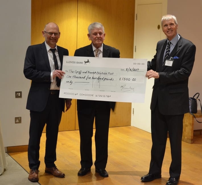 Ian Evetts, Geoff Brown and Dr Mark Cowley