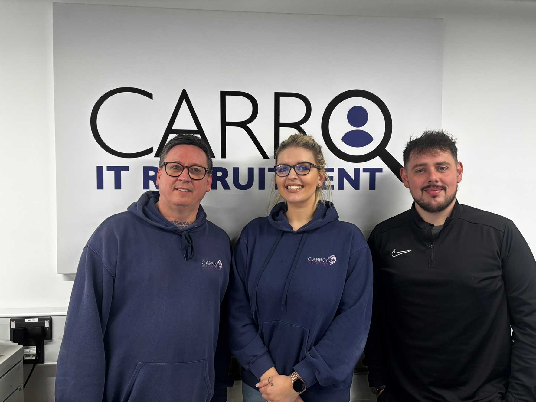 Carro Recruitment team at Vulcan Works in Northampton town centre.