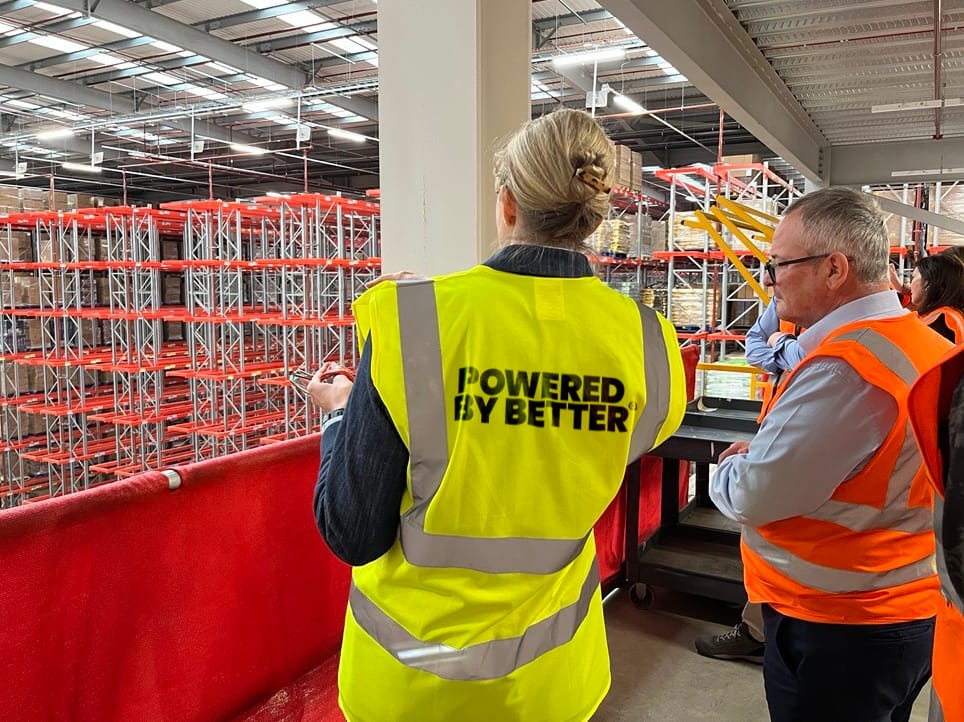 L-R Dionne Redpath and Lee Barron MP