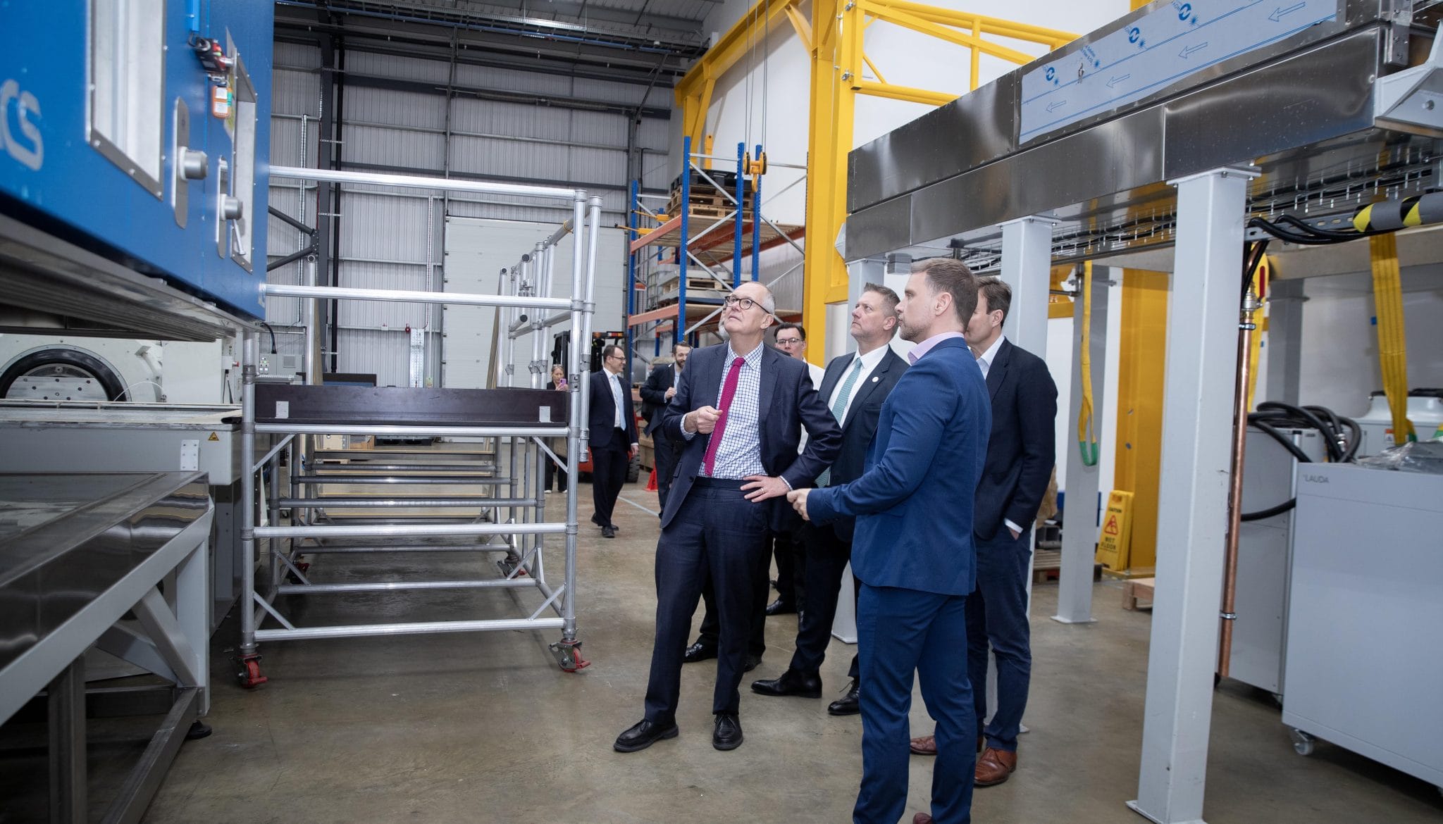 Lord Vallance visits Silverstone Park to view engineering and innovation hub