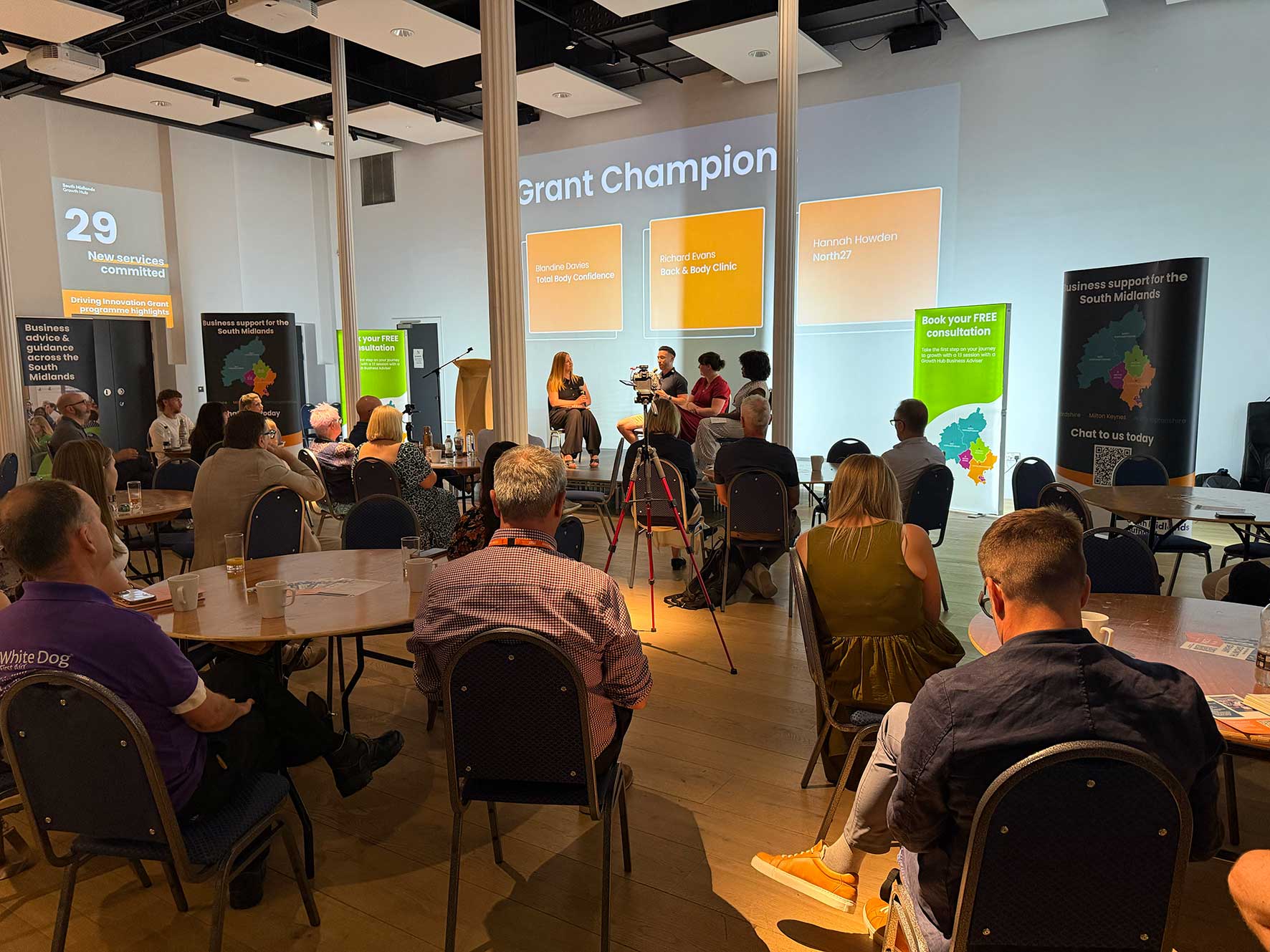 Attendees at the Driving Innovation Showcase in Northampton