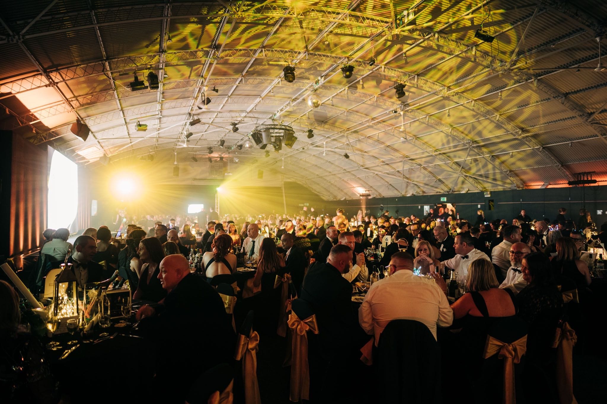 Guests at the Northamptonshire Business Awards 2026 at Sywell Aerodrome