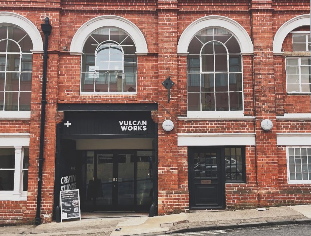 Exterior of Vulcan Works on Guildhall Road in Northampton